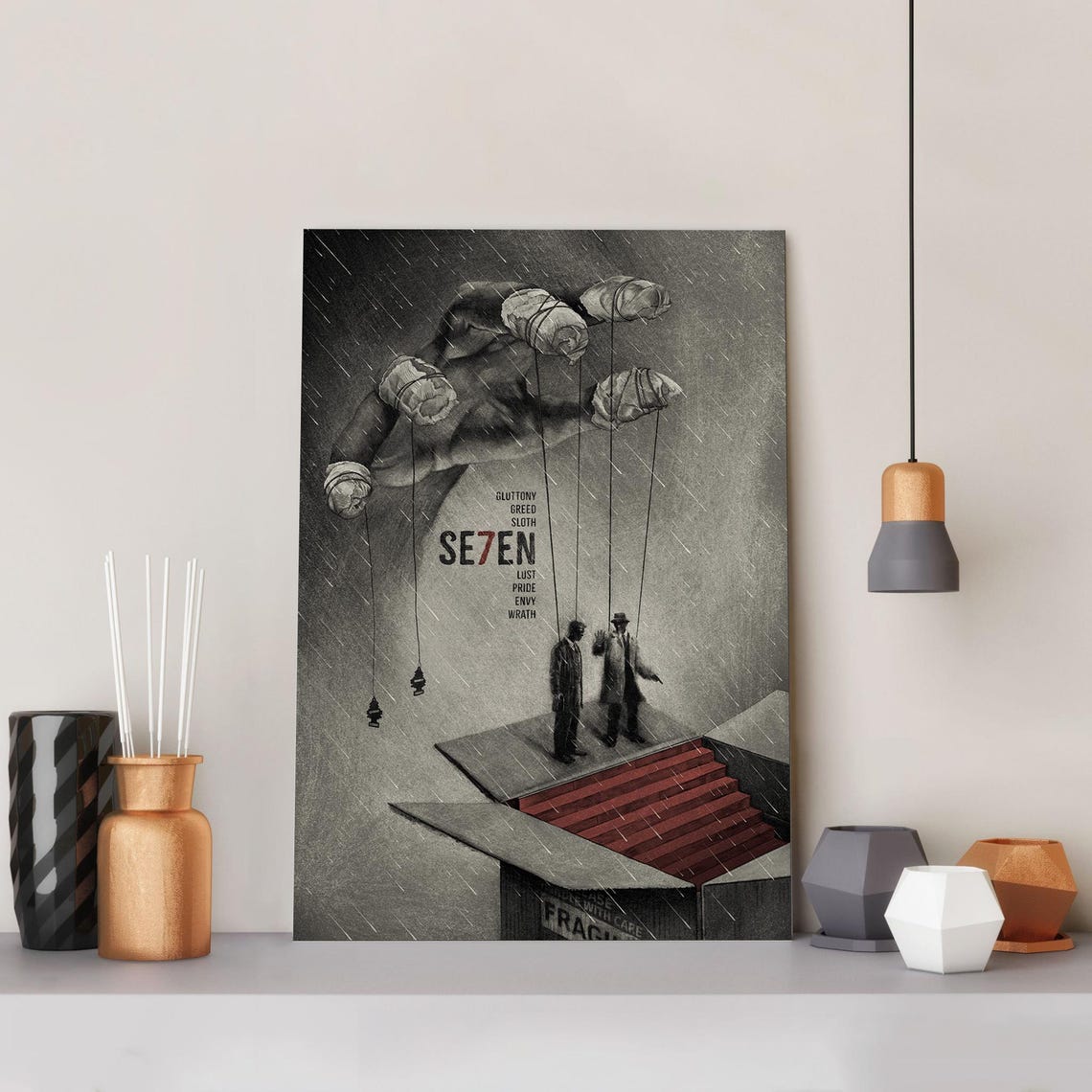 Se7En Movie Poster Unframed Size 24''x36''