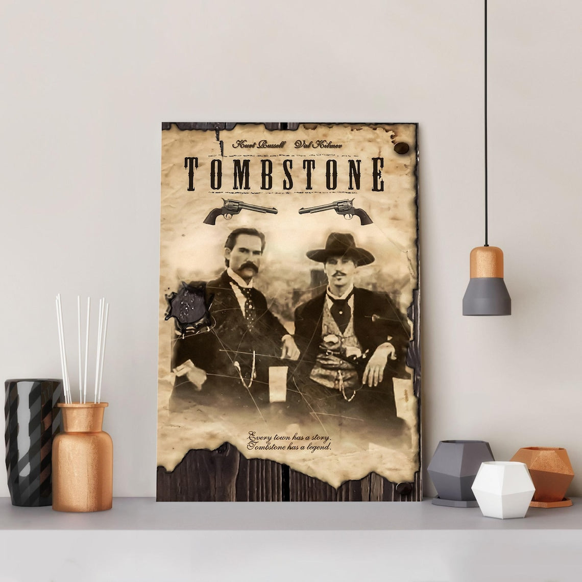 Tombstone Movie Poster Unframed Size 24''x36''