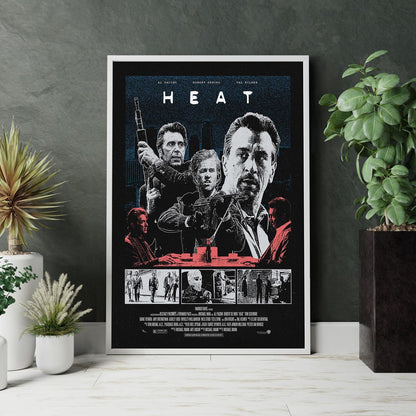 Heat Movie Poster Unframed Size 24''x36''