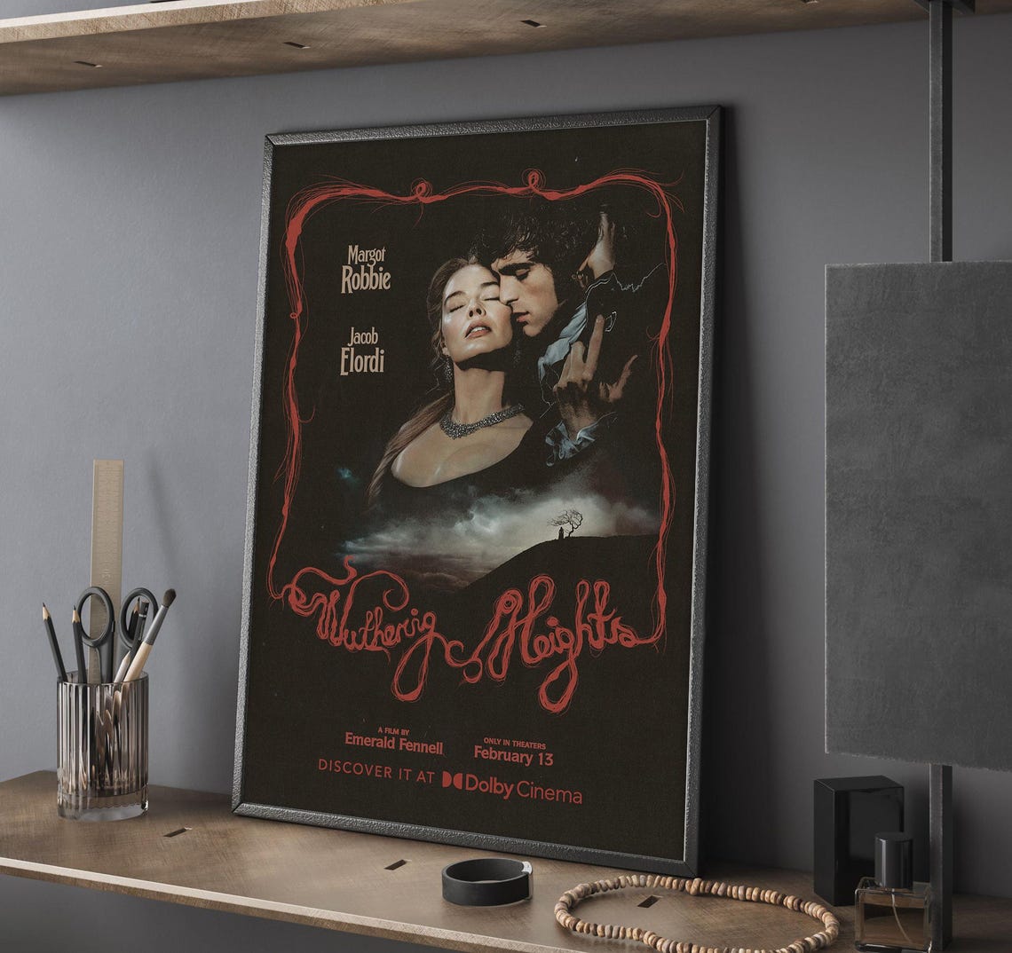 Wuthering Heights Movie Poster Unframed Size 24''x36''