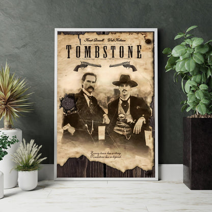 Tombstone Movie Poster Unframed Size 24''x36''