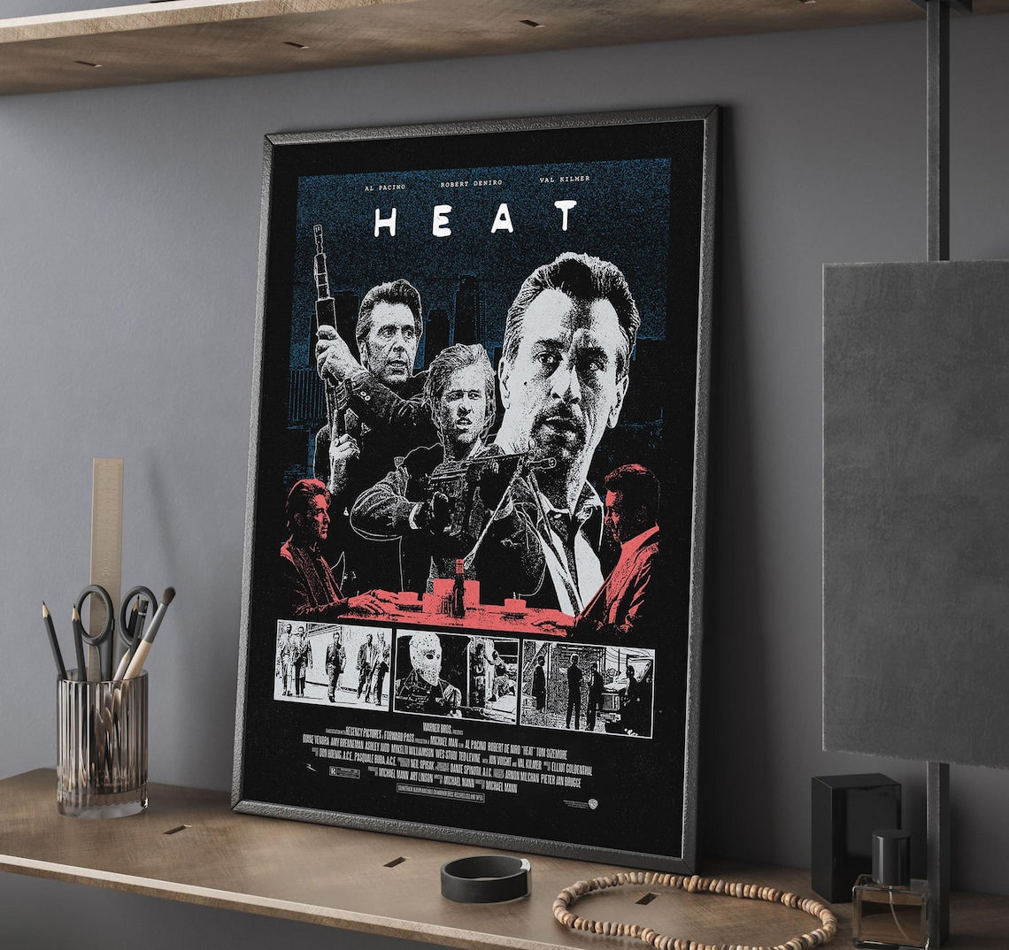 Heat Movie Poster Unframed Size 24''x36''