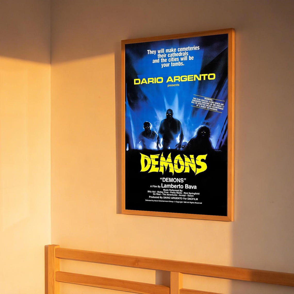 Demons Movie Poster Unframed Size 24''x36''