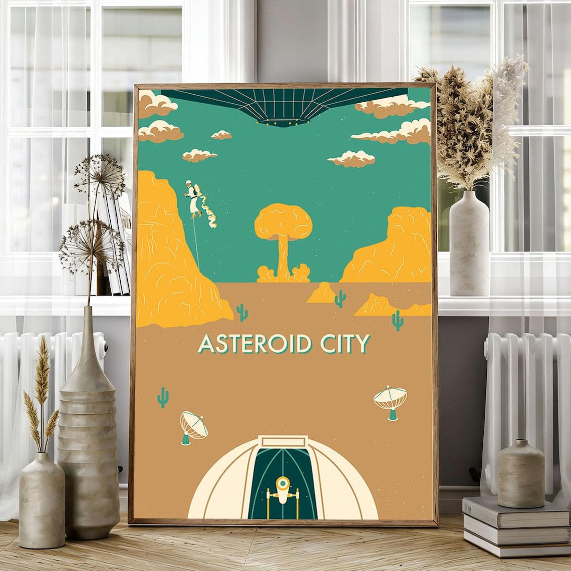 Asteroid City Movie Poster Unframed Size 24''x36''