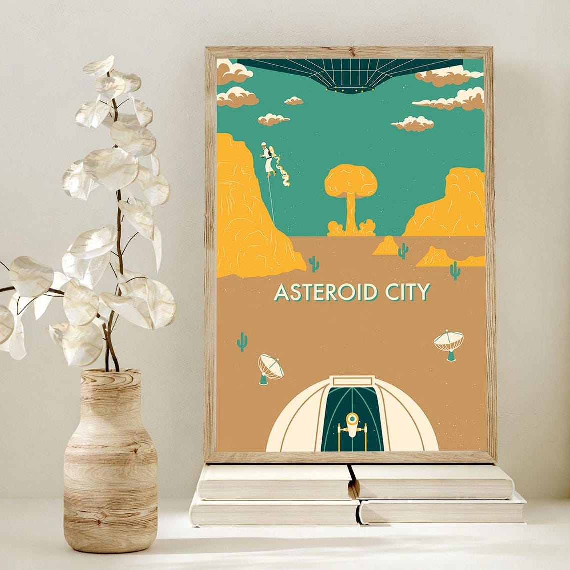 Asteroid City Movie Poster Unframed Size 24''x36''