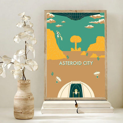 Asteroid City Movie Poster Unframed Size 24''x36''