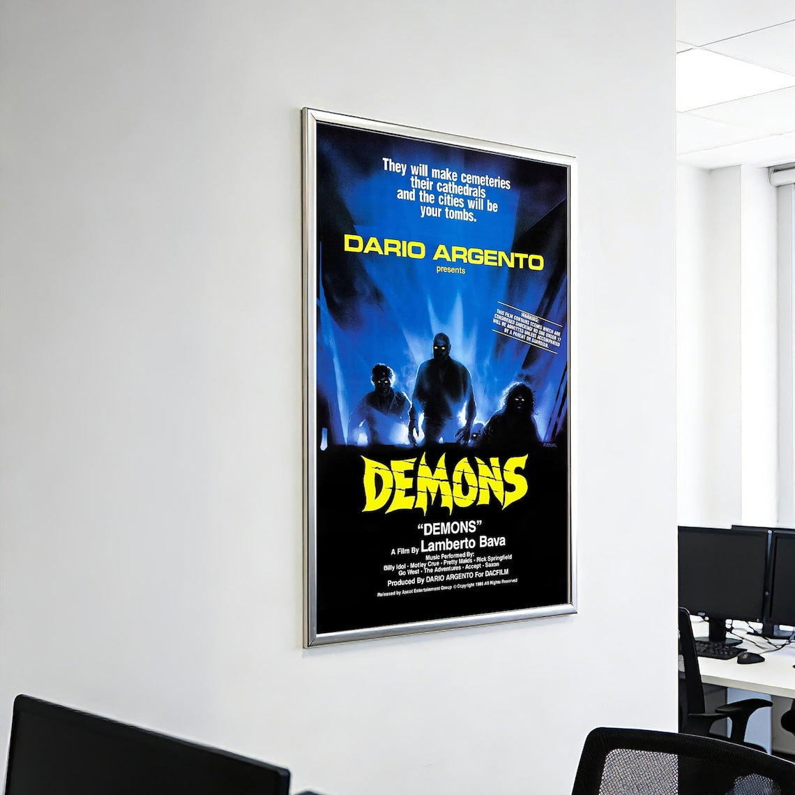 Demons Movie Poster Unframed Size 24''x36''
