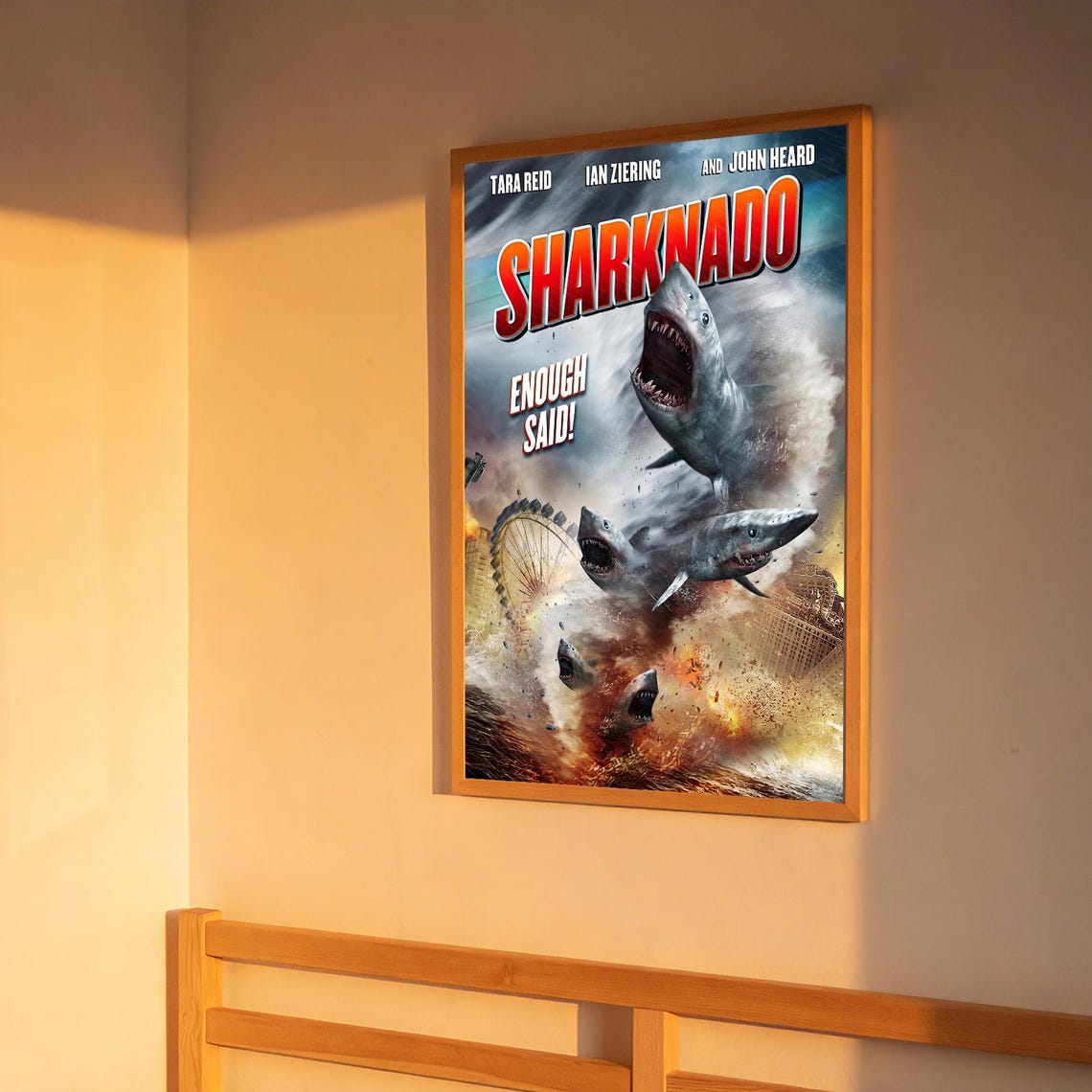 Sharknado Movie Poster Unframed Size 24''x36''