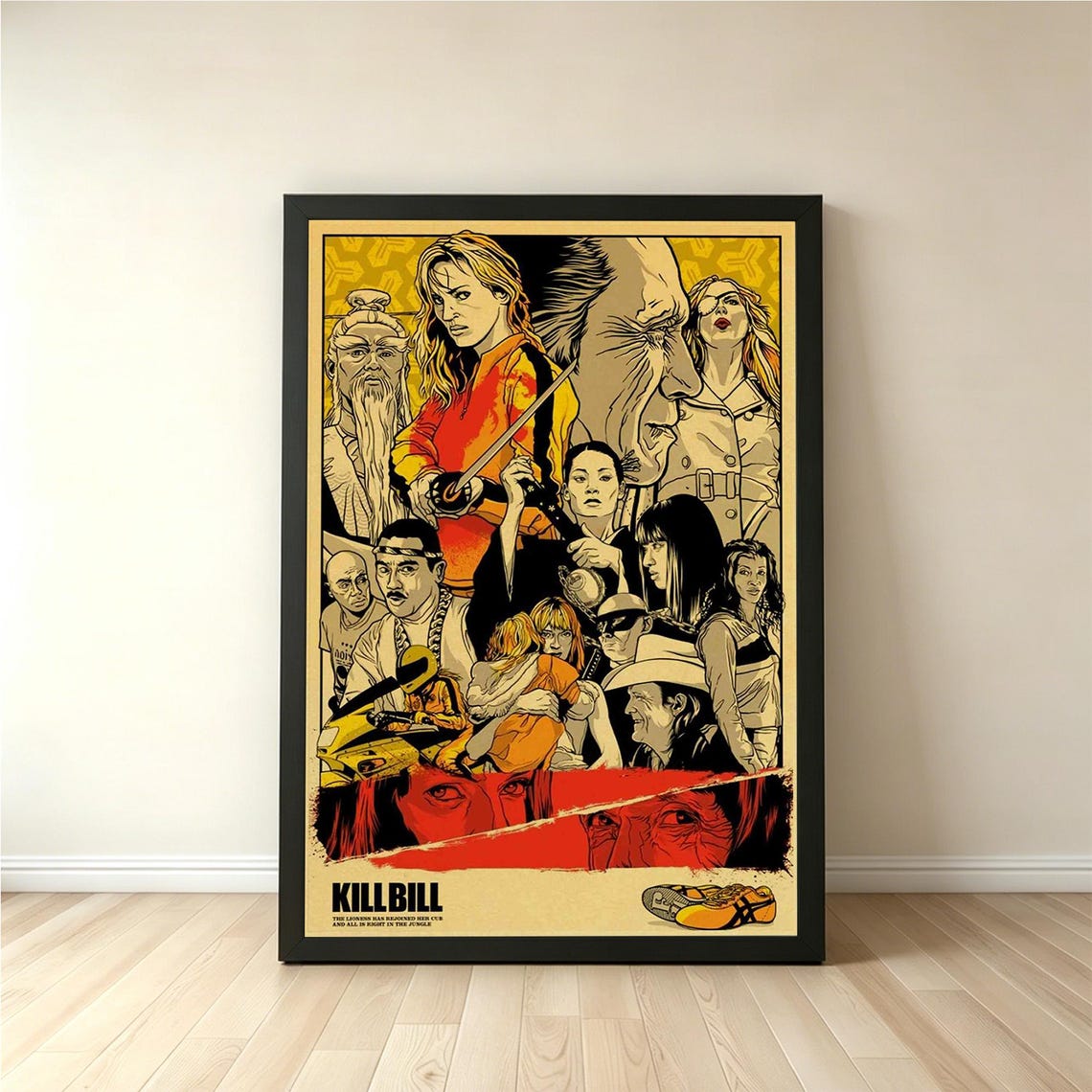 Kill Bill Movie Poster V2 Unframed Size 24''x36''