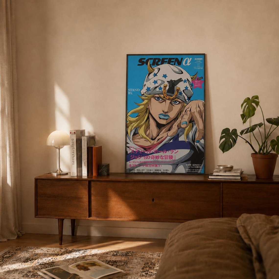 Jojo'S Bizarre Adventure Johnny Joestar Poster Unframed Size 24''x36''