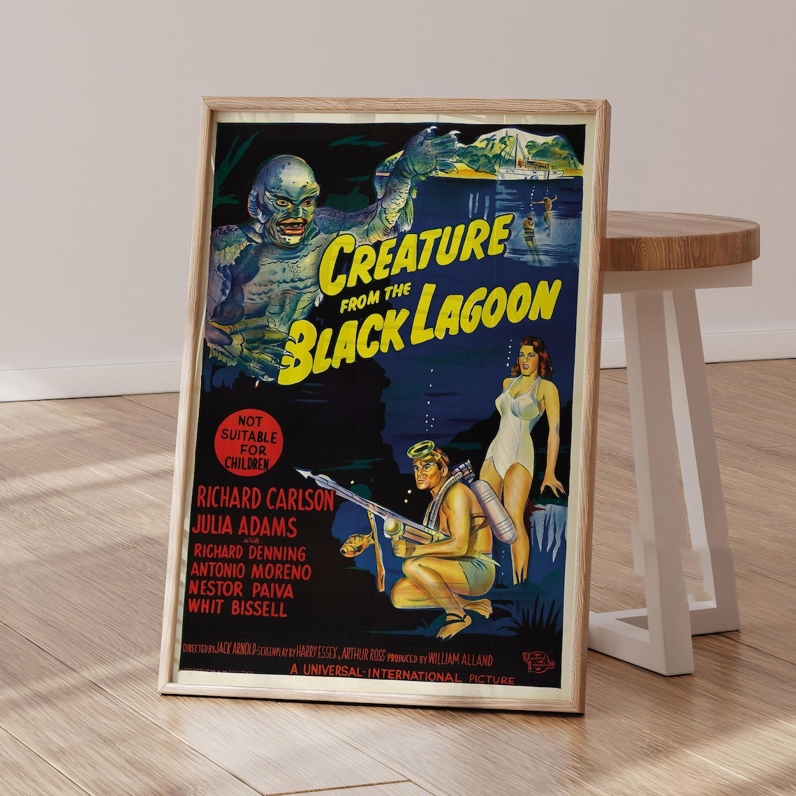 Creature From The Black Lagoon Movie Poster Unframed Size 24''x36''