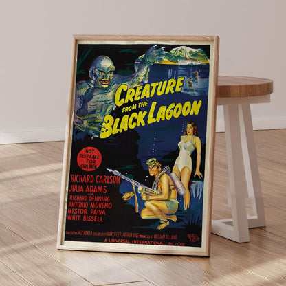 Creature From The Black Lagoon Movie Poster Unframed Size 24''x36''