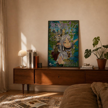 Frieren: Beyond Journey'S End Anime Manga Poster V2 Unframed Size 24''x36''