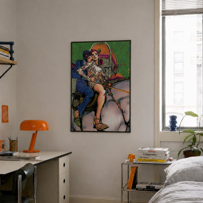 Jojo'S Bizarre Adventure Jolyne & Bucciarati Poster Unframed Size 24''x36''