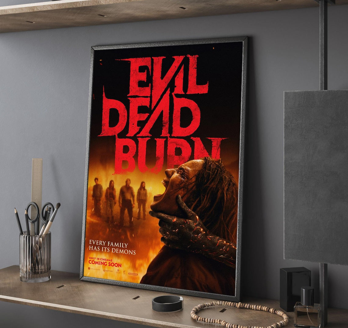 Evil Dead Burn Movie Poster Unframed Size 24''x36''