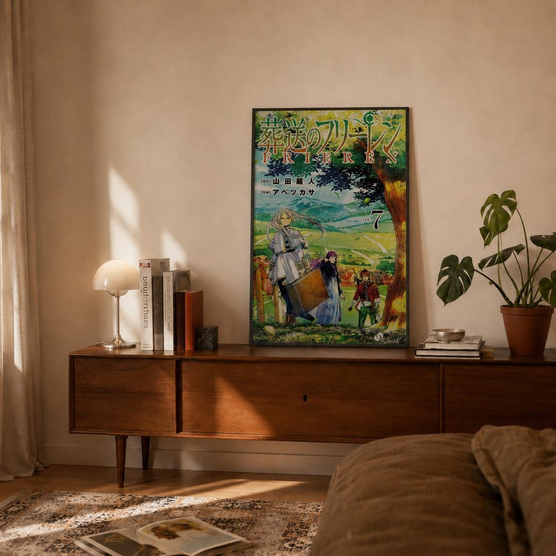 Frieren: Beyond Journey'S End Anime Manga Poster V1 Unframed Size 24''x36''