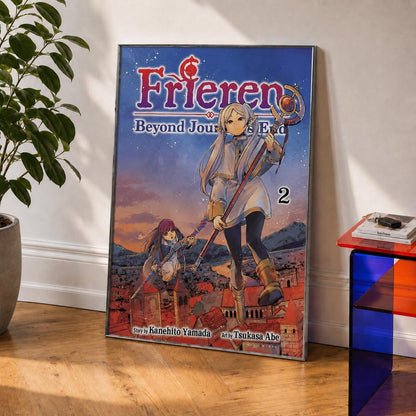 Frieren: Beyond Journey'S End Anime Manga Poster V3 Unframed Size 24''x36''