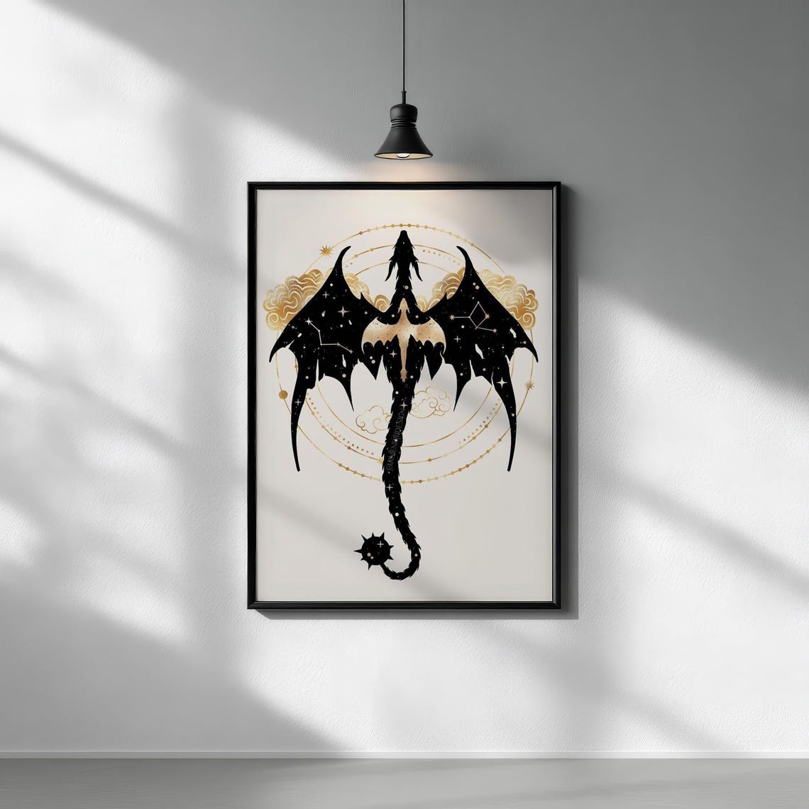 Fourth Wing Poster, Fantasy Book Wall Art, Dragon Rider Print, Empyrean Series Decor, Violet Sorrengail Art, Dark Academia Poster Unframed Size 24''x36''