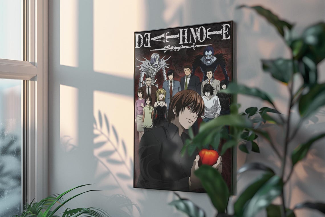 Death Note Anime Manga Poster Unframed V4 Size 24''x36''