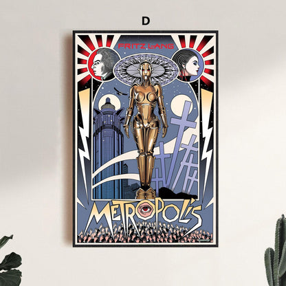 Metropolis Movie Poster V4 Unframed Size 24''x36''