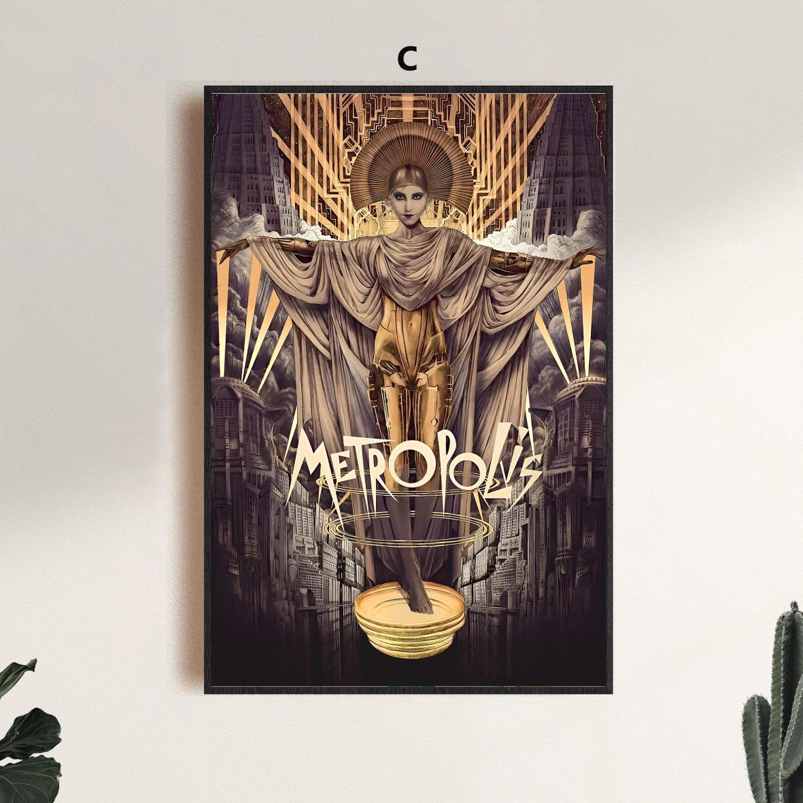 Metropolis Movie Poster V3 Unframed Size 24''x36''