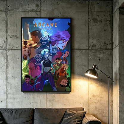 Arcane League Of Legends Jinx Poster Unframed Size 24''x36''