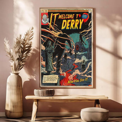 It Welcome To Derry Movie Anime Movie Posters Unframed V6 Size 24''x36''