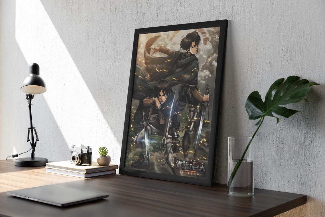 Attack On Titan Anime Manga Poster Unframed V2 Size 24''x36''