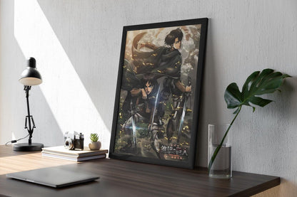 Attack On Titan Anime Manga Poster Unframed V2 Size 24''x36''
