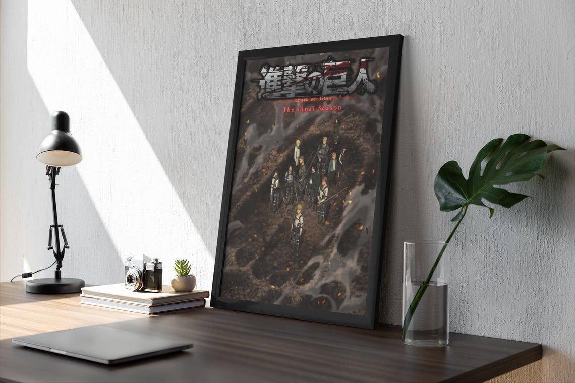 Attack On Titan Final Season Anime Manga Poster Unframed Size 24''x36''
