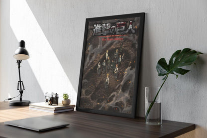 Attack On Titan Final Season Anime Manga Poster Unframed Size 24''x36''