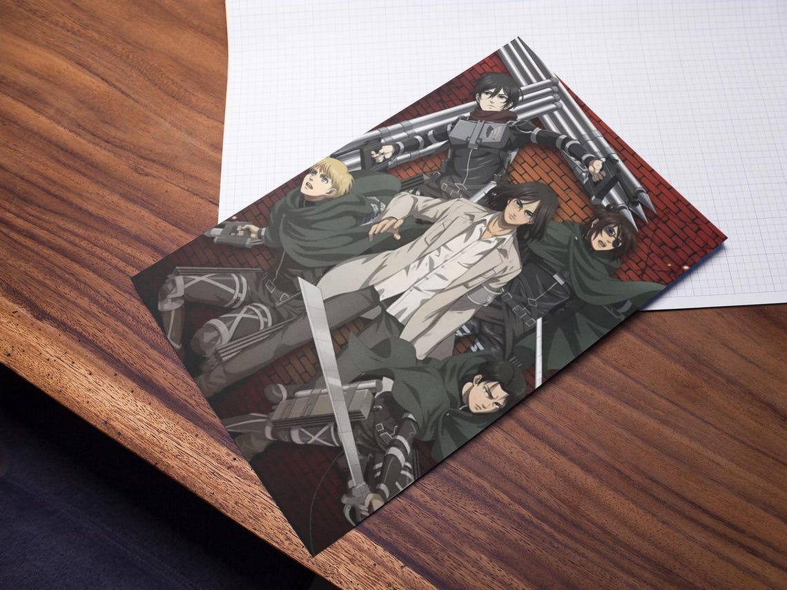 Attack On Titan Anime Manga Poster Unframed V3 Size 24''x36''