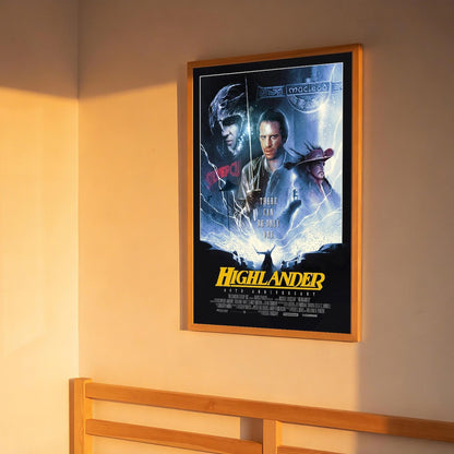 Highlander 40Th Anniversary Movie Poster Unframed Size 24''x36''