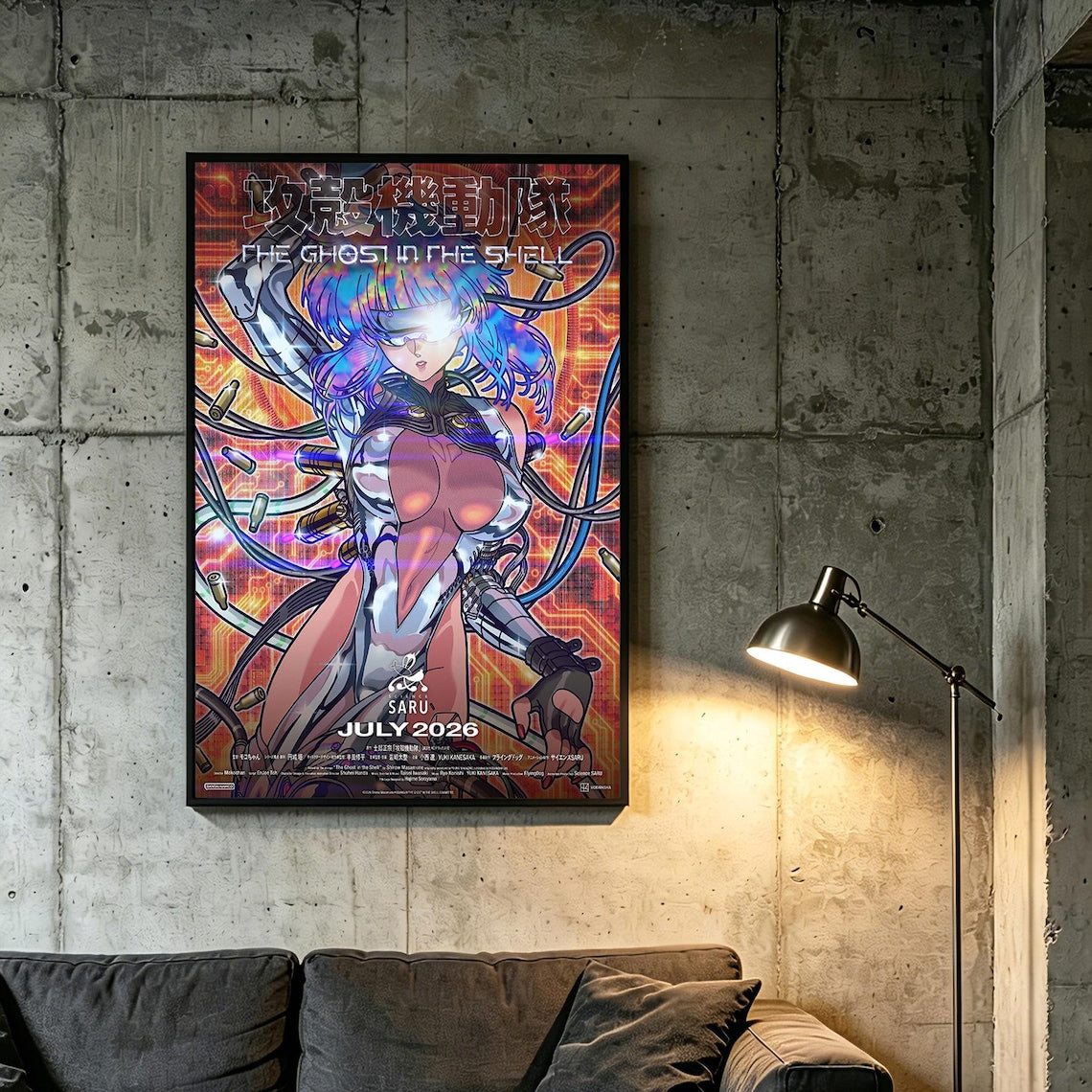 The Ghost In The Shell 2026 Poster Unframed Size 24''x36''