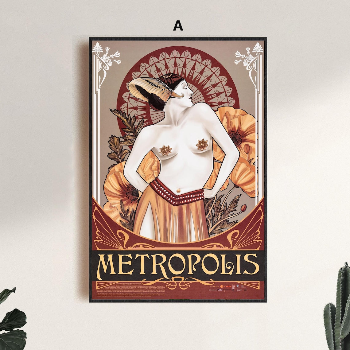 Metropolis Movie Poster V1 Unframed Size 24''x36''