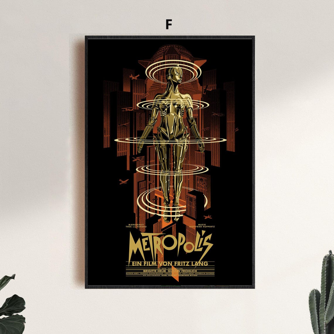 Metropolis Movie Poster V6 Unframed Size 24''x36''
