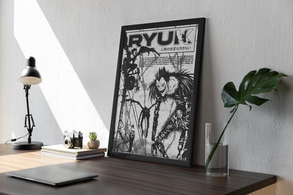 Ryuk Death Note Anime Manga Poster Unframed Size 24''x36''