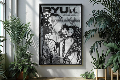 Ryuk Death Note Anime Manga Poster Unframed Size 24''x36''