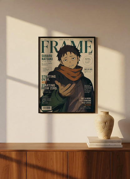 Re Zero Art Subaru Starting Life Poster V1 Unframed Size 24''x36''