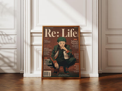Re Zero Art Subaru Starting Life Poster V3 Unframed Size 24''x36''