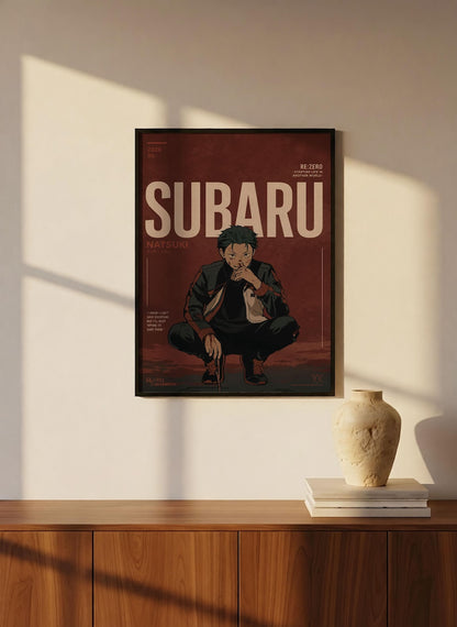 Re Zero Subaru Poster V2 Unframed Size 24''x36''