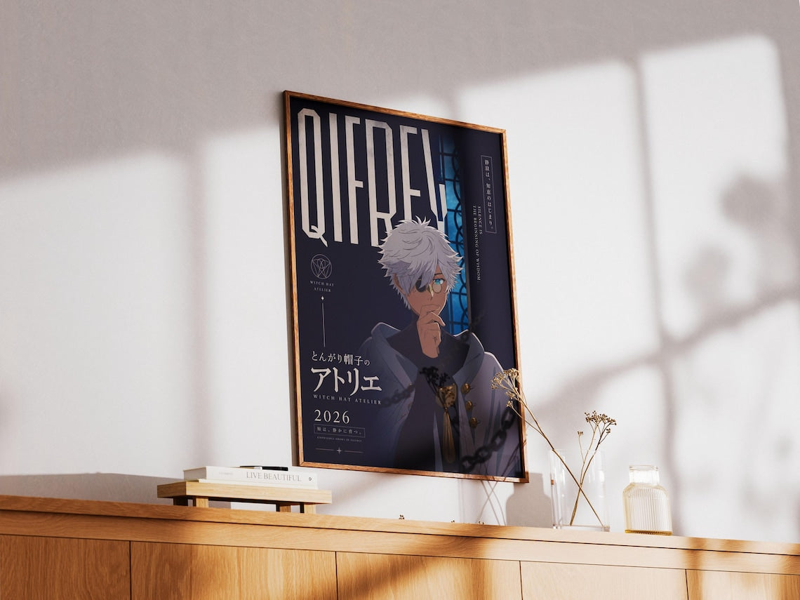 Witch Hat Atelier Qifrey Poster V6 Unframed Size 24''x36''