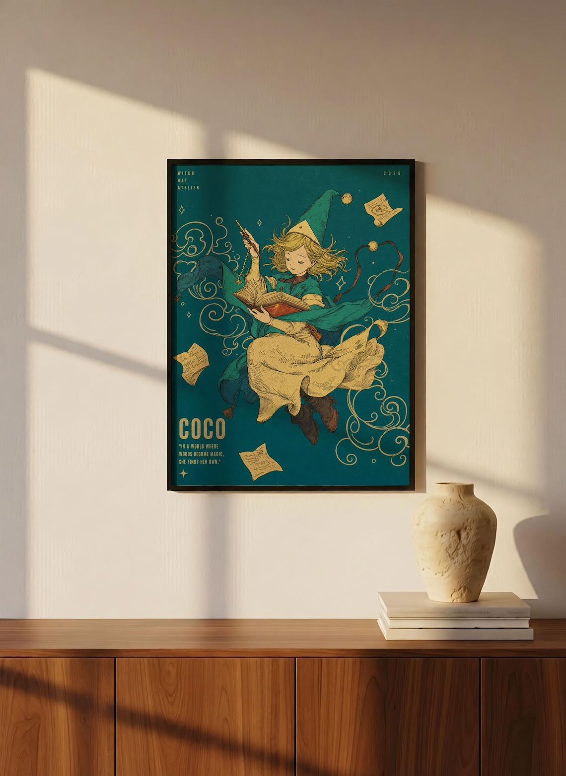 Coco Witch Hat Atelier Anime Poster V2 Unframed Size 24''x36''