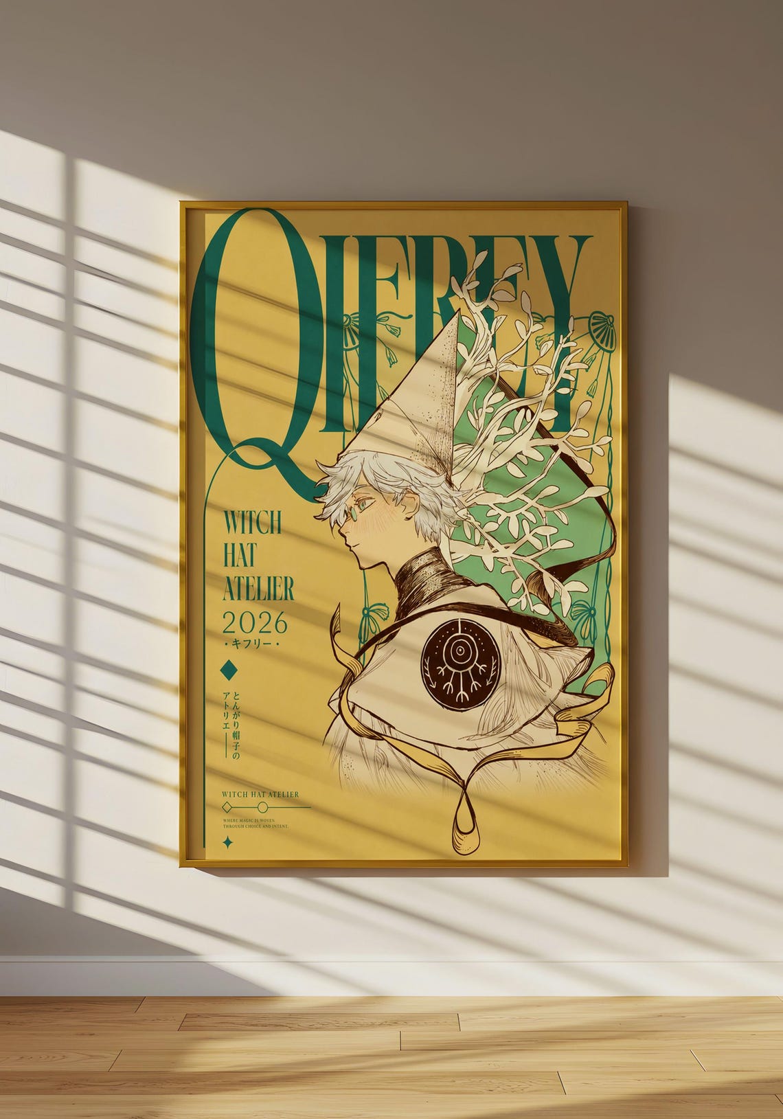 Witch Hat Atelier Qifrey Poster V2 Unframed Size 24''x36''