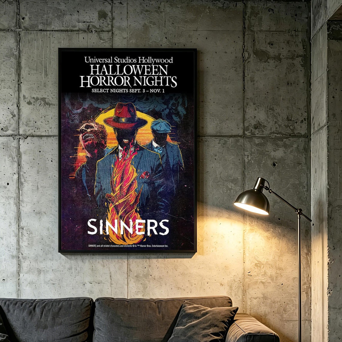 Sinners Movie Poster Unframed Size 24''x36''