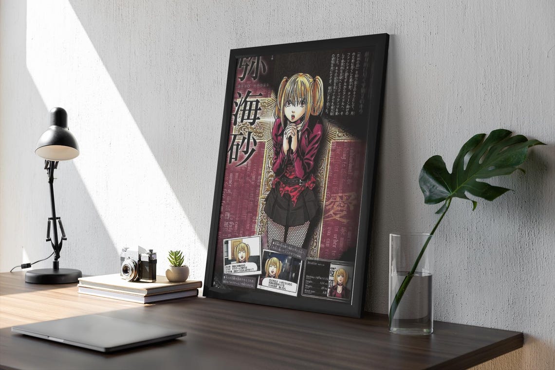 Death Note Misa Amane Anime Manga Poster Unframed Size 24''x36''