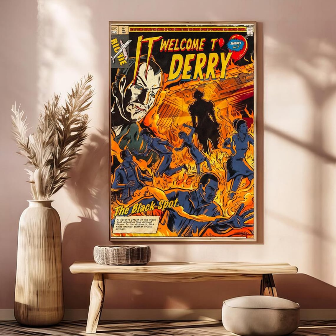 It Welcome To Derry Movie Anime Movie Posters Unframed V1 Size 24''x36''