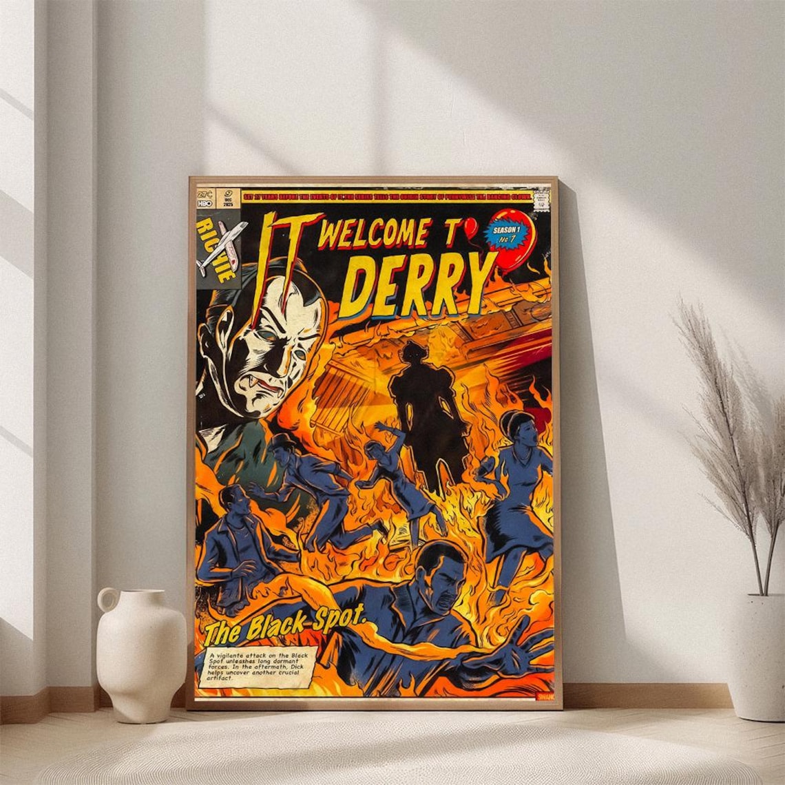 It Welcome To Derry Movie Anime Movie Posters Unframed V1 Size 24''x36''