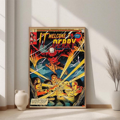It Welcome To Derry Movie Anime Movie Posters Unframed V9 Size 24''x36''