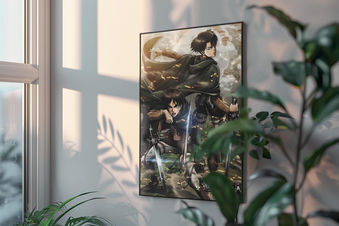 Attack On Titan Anime Manga Poster Unframed V2 Size 24''x36''